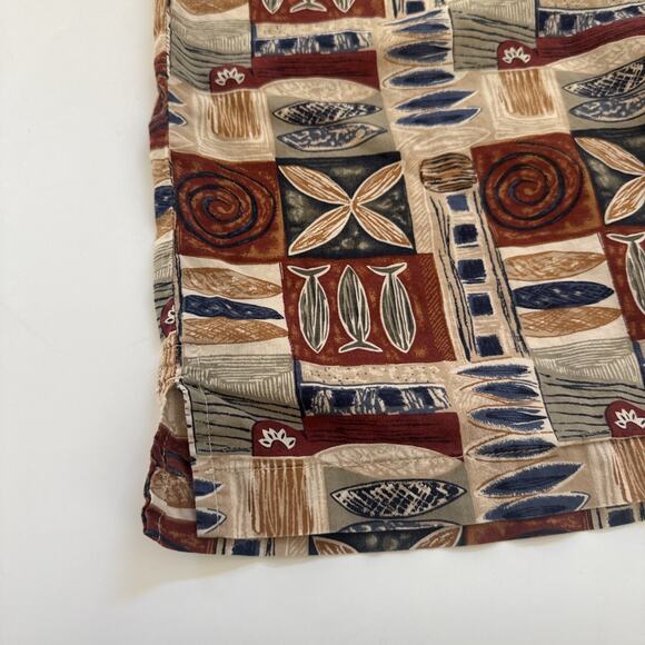 Vintage Guy Harvey Aftco Bluewater Hawaiian Shirt Casual Button Down Cotton 2XL - Picture 5 of 9